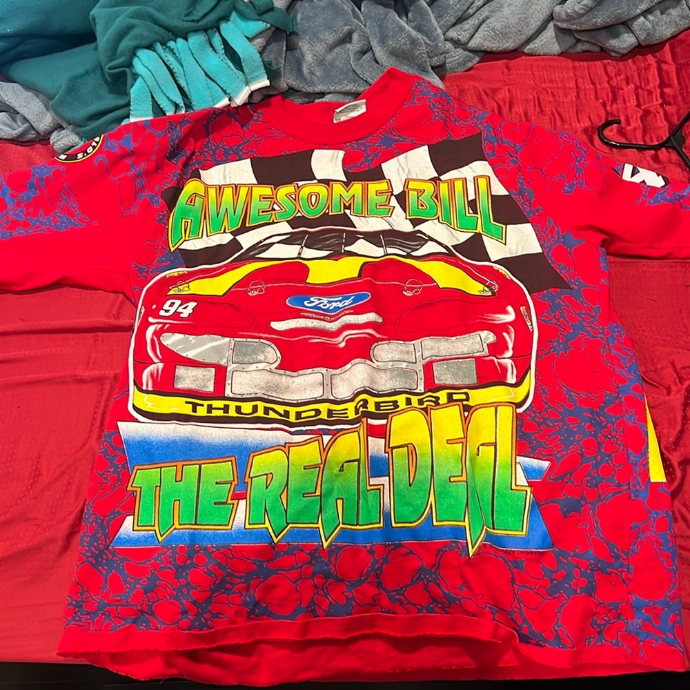 1995 Vintage Bill Elliot Awesome Bill Nascar Mcdonald's 94 Car T-Shirt